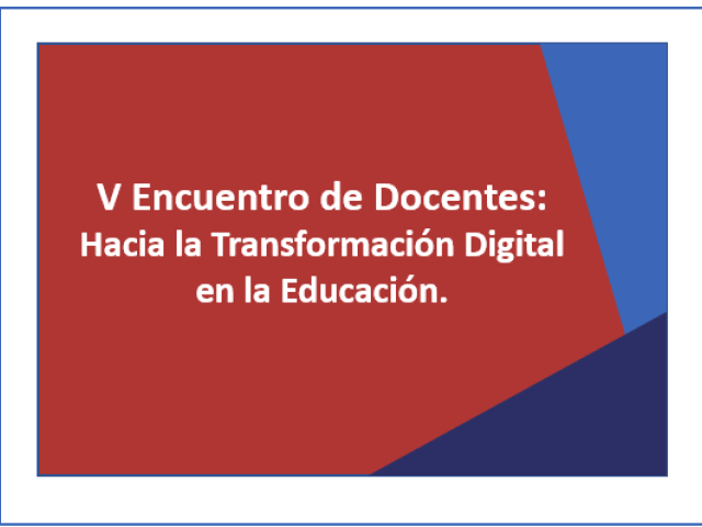 v encuentro docentes